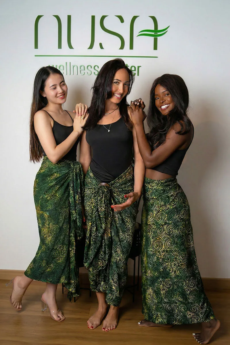 Mya, Alice und Honey - Masseurinnen im Nusa Massage Spa in Lissabon