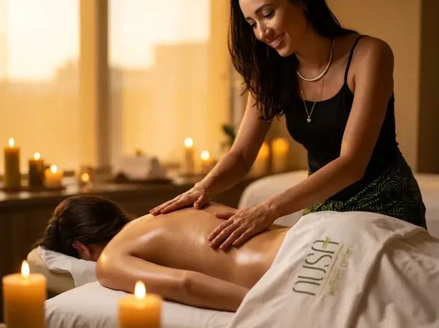 Sess&atilde;o de massagem no Nusa Massage Spa em Lisboa